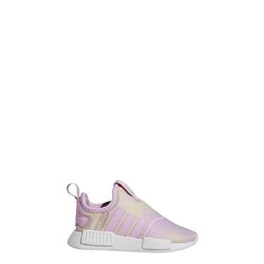 Imagem de adidas Tênis infantil NMD 360, Bliss Lilac/Bliss Lilac/Cloud White, 5 Toddler