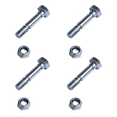 Imagem de Yubunt Pino e porcas de cisalhamento de soprador de neve 303160355P / 303160355 compatível com sopradores de neve Powersmart, adequado para peças de reposição de pinos de tesoura de soprador de neve