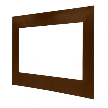 Imagem de Toldo para Area Externa, Cortina Toldo com Visor Lona Impermeável Dupla Face Sacada Portão Quintal(Marrom Escuro,Altura 160 x Largura 160cm)