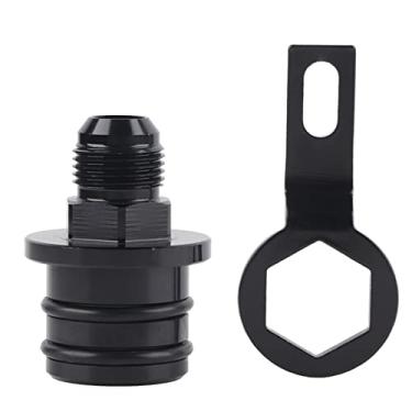 Imagem de Matybobe 10AN Adaptador de encaixe de respiro conector de motor leve tarugo liga de alumínio preto para lata de captura de óleo B16 B18 B20