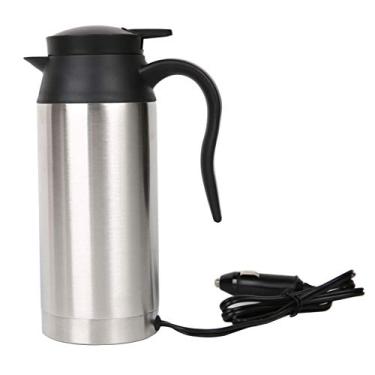 Imagem de Chaleira Elétrica para Carro Explosiva 12V 24V Aquecimento Isolamento Caneca de Panela Viagem Wear- Compacta Fácil Usar Conveniente