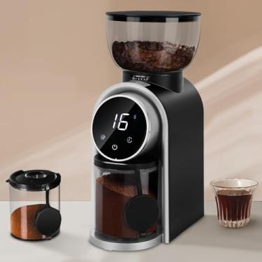 Imagem de 220V, Moedor de Café, Moedor de Cafe, Moedor Cafe, 25 Configurações de Velocidade, Tela Sensível Ao Toque Inteligente 1,2-1,8L (Inclusive)