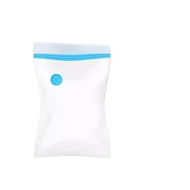 Imagem de Kit 10 SacosGrande saco de armazenamento a vácuo, cobertor, roupas, saco de armazenamento de edredom(（50 * 70）* 10+ bomba)