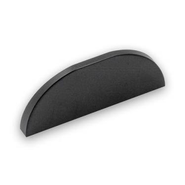 Imagem de Modena - Aurora Matte Black, pacote com 5 puxadores de armário de alumínio – Puxadores de gaveta de cozinha de comprimento de 2 7/8 polegadas, orifício central de 5 cm.