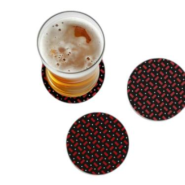 Imagem de Porta Copos Com Ilustração Personalizada Brinquedo De Urso - Tamanho 10x10 cm