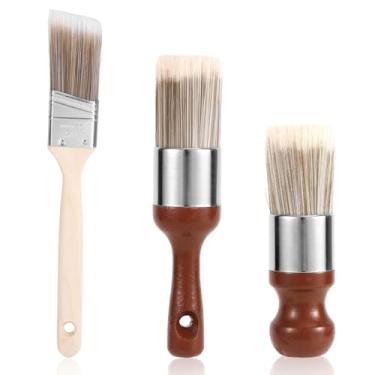 Imagem de 3un Escova de Pomada para Limpeza Móveis, Couro e Madeira com Cerdas Macias Náilon e Poliéster Escovas para Cuidados com Móveis Sofás Couro Assentos Carro Superfícies Madeira