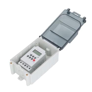 Imagem de FTVOGUE Temporizador de Bomba de Piscina Programável de 7 Dias 28 ON OFF IP67 à Prova D'água Caixa de Temporizador Digital Externo Com Trava de Combinação para Bomba de Filtro de