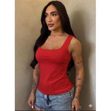 Imagem de Blusa Feminina de Suplex de Poliamida - Alta Elasticidade e Conforto -