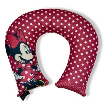 Imagem de Almofada De Pescoço Infantil Disney Minnie Romântica - Hedrons Textil 