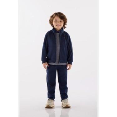 Imagem de Conjunto Infantil Masculino em Malha Alfaiataria com Jaqueta e Calça Up Baby-Masculino