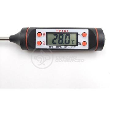 Imagem de Termômetro Culinário Cozinha Digital Mede -50ºc A +300ºc