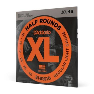 Imagem de Encordoamento Guitarra .010 D'Addario Half Rounds EHR310 - D ADDARIO