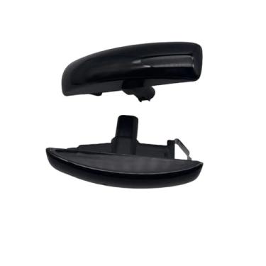 Imagem de 2 peças de luz de marcação lateral dinâmica de carro repetidor lateral para Land para Rover para Freeland 2 para Discovery 3 4 para Rover Sport L320 Auto Parts Luz de seta do carro (preto fumegado)