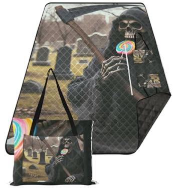 Imagem de TSENQUE Manta de praia superdimensionada à prova d 'água, estampa infantil tapete de acampamento para grama grande cobertor de piquenique fofo, 299 cm x 203 cm