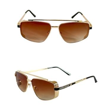 Imagem de VFDHN Óculos de Sol Vintage Punk Masculinos de Luxo Steampunk Femininos Moda Retrô (3)