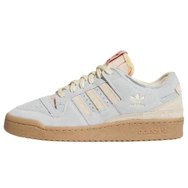 Imagem de adidas Tênis masculino Nondye/Warvan Forum 84 Low CL não tingido não tingido/quente baunilha 43 EUA, Preto, 10.5 Wide