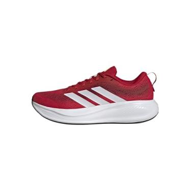 Imagem de adidas Tênis de corrida masculino Response Pace, Better Scarlet/Limão lúcido/marrom, 41