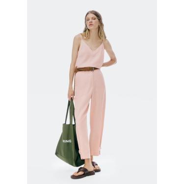 Imagem de Calça Feminina Em Alfaiataria Com Linho-Feminino