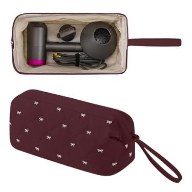 Imagem de ReignSword Bolsa de viagem para ferramentas de cabelo compatível com Shark FlexStyle, Dyson Airwrap, capa para secador de cabelo Revlon, armazenamento de acessórios de estilo de cabelo, organizador à