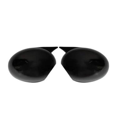 Imagem de Par espelho retrovisor do carro tampa de vidro habitação Compatível com mini cooper r50 r52 r53 r55 r56 r57 r58 r59 r60 2007-2016(Gloss Black)