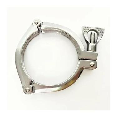 Imagem de SAYOBO 6.3 cm Tri Clamp 304 Aço Inoxidável Três Seções 77,5 mm Ferrule OD Fit 63mm Pipe OD para Cerveja Homebrew