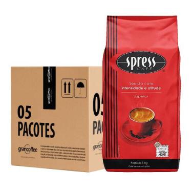Imagem de Kit Grãos Superior Spress Café 5kg Torrado Intenso Selo ABIC