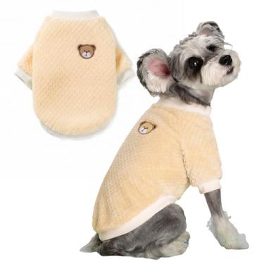 Imagem de Suéter de flanela para cães pequenos, médios, grandes, gatos, animais de estimação, todas as raças, suéter macio e quente para gatos, filhotes, casacos de inverno, acessórios