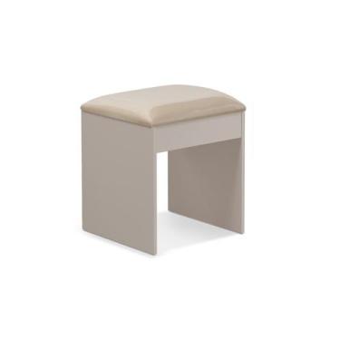 Imagem de Puff para sala banqueta mdf Maia para penteadeira quarto - Luapa Movei