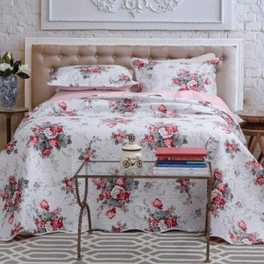 Imagem de Kit Cobre Leito Colcha Queen Boutex Dupla Face - Veneza - 100% Poliést