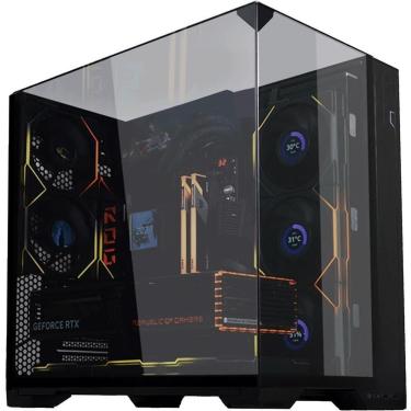 Imagem de Gabinete Gamer Lian Li O11 Vision Compact, E-ATX Sem FANs, - O11VPX-M BLACK-Unissex