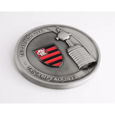 Imagem de Medalhão Tricampeão Libertadores Flamengo 2022 - Edição Especial-Unissex