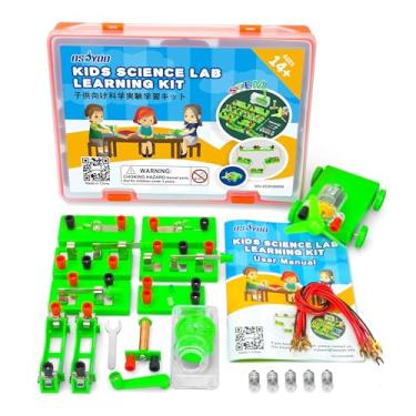 Imagem de OSOYOO Science Project Learning Kit Electricity Magnetism Circuit Building Experiment Parallel Energy Problem Solving Set for Students Stimulate Early STEM Intelligence IQ for Middle Schoolers