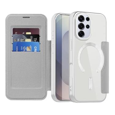 Imagem de Asuwish Capa de celular para Samsung Galaxy S23 Ultra 5G capa carteira magnética com protetor de tela de vidro temperado suporte para cartão de crédito RFID acessórios para celular S23Ultra 23S S 23