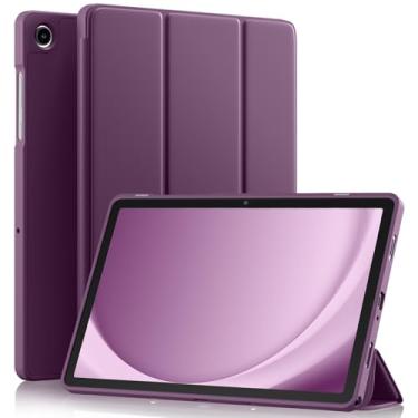 Imagem de Akkerds Compatível com Galaxy Tab A11 Plus 27.9 cm 2026/ A9 Plus 11 polegadas 2023, capa protetora fina de TPU macio com suporte de três dobras e despertar/hibernar automático para Galaxy A11+/A9+ 5G