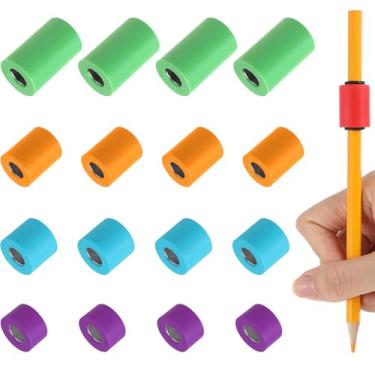 Imagem de Humyoun 20 peças de pesos de lápis auxiliares de escrita à mão 0,7/0,5/0,35/5,7 g pesos ajustáveis para crianças, ou necessidade especial para melhorar a caligrafia para autismo, aljavas ou
