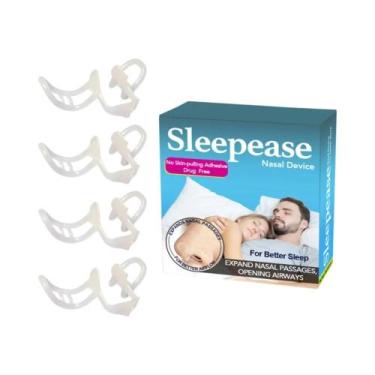 Imagem de Dilatador Nasal De Silicone Anti Ronco Clipe Nasal Auxiliar De Respira