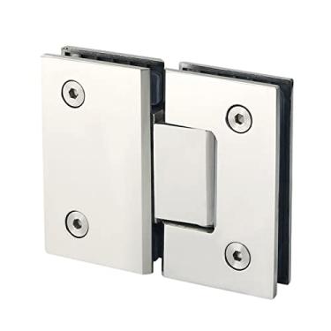 Imagem de 1 peça dobradiça de vidro doméstico 180 graus porta armário porta chuveiro penteadeira dobradiça peça de substituição Cerniera