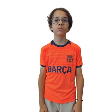 Imagem de Camiseta Barcelona Chalkboard Infantil Juvenil Laranja-Masculino
