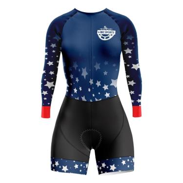 Imagem de Macaquinho RKC SPORTS  Ciclismo Estrelas Feminino-Feminino