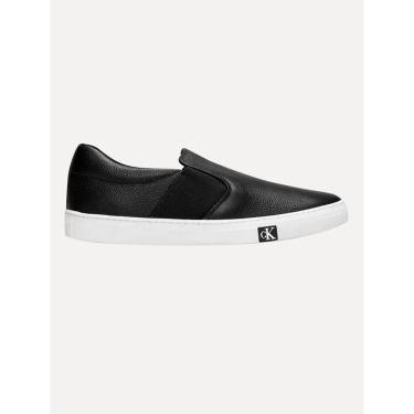 Imagem de Tênis Calvin Klein Masculino Couro Slip On Project Iate Preto-Masculino