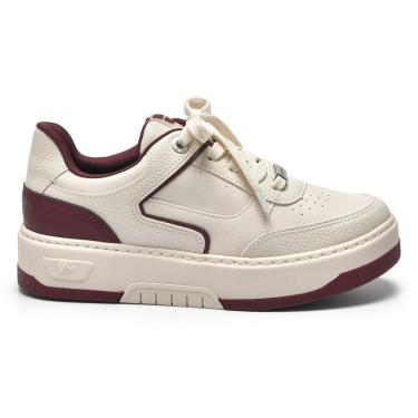 Imagem de Tênis Casual Via Marte 126-009-08 Feminino - Marfim-Feminino