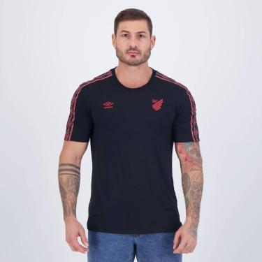 Imagem de Camisa Umbro Athletico Paranaense Concentração 2024 Preta-Masculino