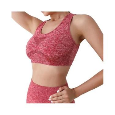 Imagem de Conjunto De Yoga Sem Costura Para Mulheres, Shorts De Academia, Sutiãs