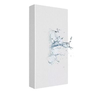 Imagem de Gwydre 96,5 x 66 x 7,6 cm Colchão lavável para berço e criança, espuma viscoelástica de alta densidade 100% lavável, colchão para cama infantil com capa removível respirável antiderrapante (7,6 cm, 38