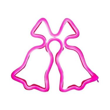 Imagem de Letreiro De Neon LED Personalizável Para Decoração De Natal, Aniversár