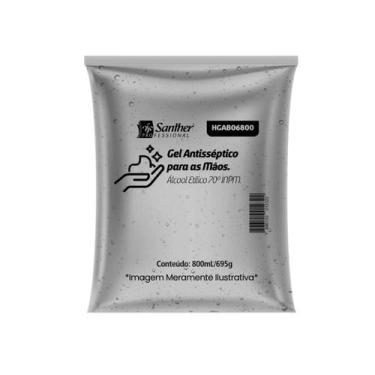 Imagem de Gel Higienizador Antisséptico 800ml Elegance Santher Professional