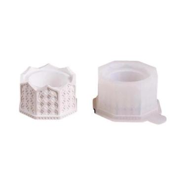 Imagem de Molde De Silicone Para Queimador De Incenso Poliedro Para Concreto, Ci