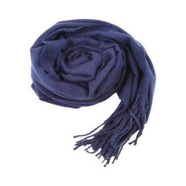 Imagem de Cachecol De Lã Cashmere Macio E Quente Para Mulheres E Homens, Xale Lo