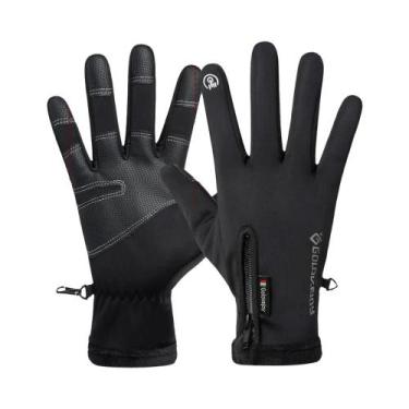 Imagem de Luvas De Inverno Para Motocicleta, Forradas Com Lã Térmica, À Prova D'