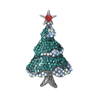 Imagem de Broche De Pérola Com Estrela De Strass Para Mulheres, Acessórios De Jo